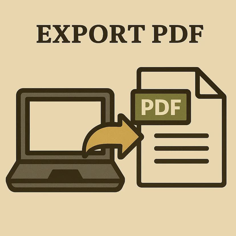 Export PDF roster