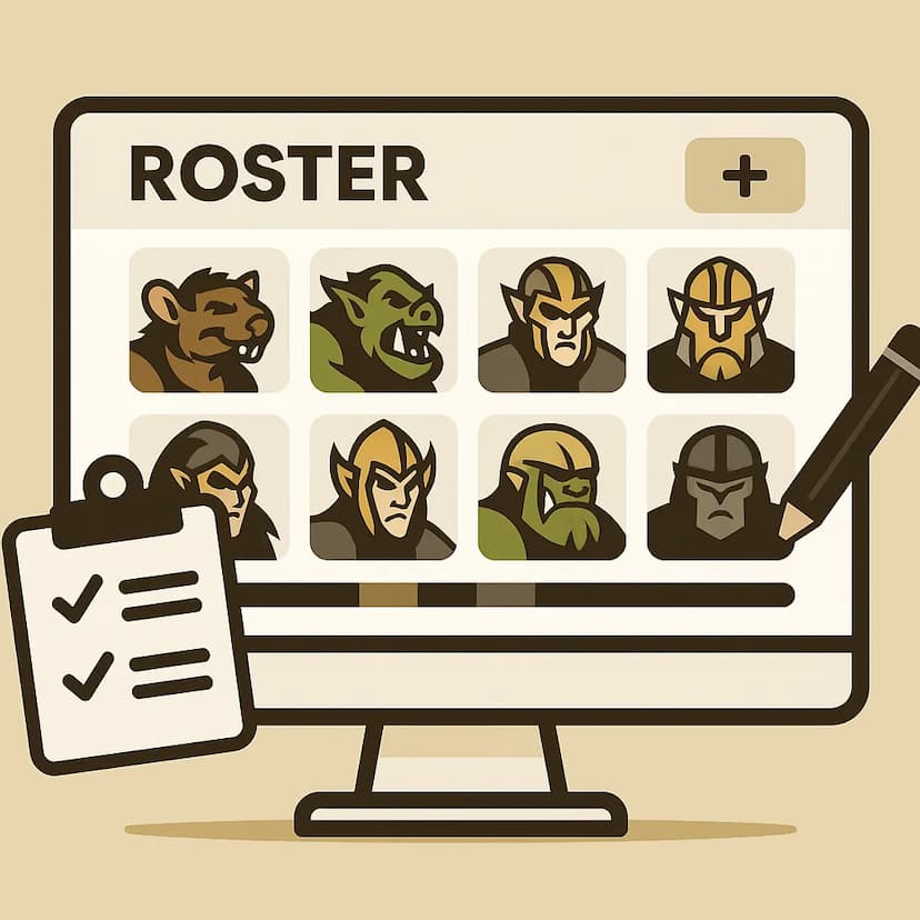 Rosters Blood Bowl